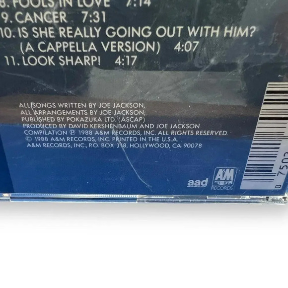 Joe Jackson : Jackson Live 1980/86 CD  (1988) - Picture 4 of 5